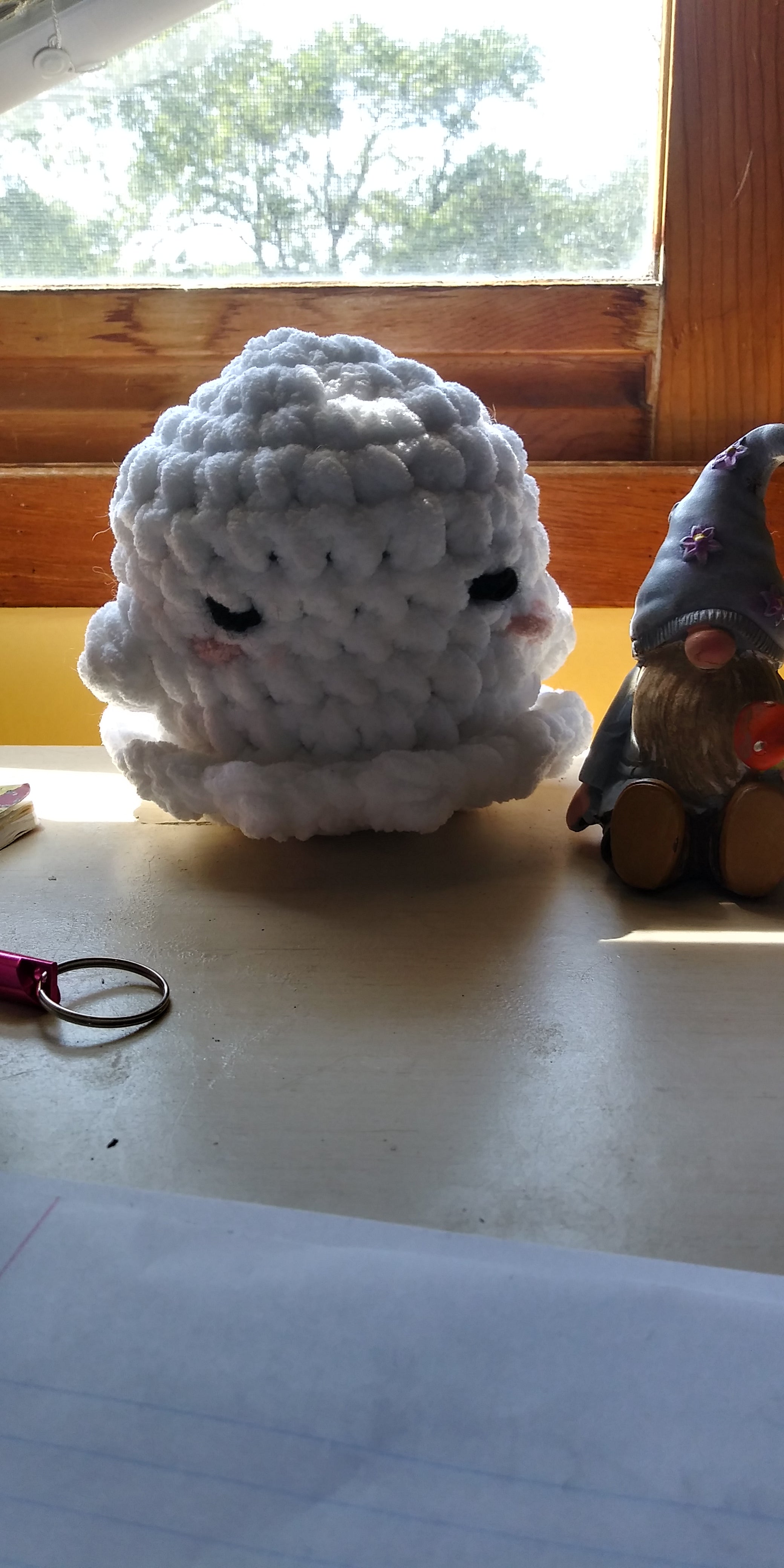 Cute ghost decoration and stuffy